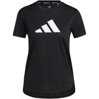 adidas Performance Designed4Training sport T-shirt zwart/wit - thumbnail