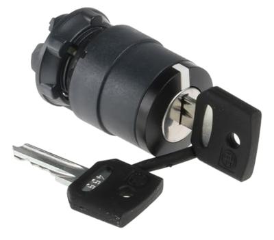 Schneider Electric ZB5AG2 Harmony ZB5AG2 Sleutelschakelaar Sleutel Zwart 2 x 90 ° Sleutel-ontgrendeling 1 stuk(s)