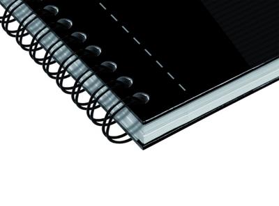 Oxford Office Essentials spiraalschrift, 180 bladzijden, ft A4, gelijnd, zwart Oxford Office Essentials spiraalschrift, 180 bladzijden, ft A4, gelijnd, zwart