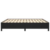 Bedframe kunstleer zwart 180x200 cm - thumbnail