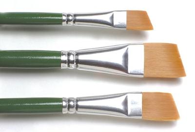 FolkArt • one stroke brush sets angle brush set 3x
