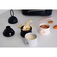 BEABA Stapelbare melkdispenser (donkerblauw + grijs + roze) - thumbnail