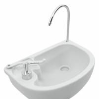 VidaXL Camping toilet set 2 pcs grijs 50,5 x 33 x 103 cm - thumbnail