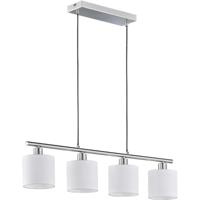 LED Hanglamp Rechthoek Mat Nikkel met E14 Fitting - Aluminium - thumbnail