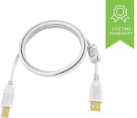 VISION Techconnect 3m White USB-kabel - thumbnail