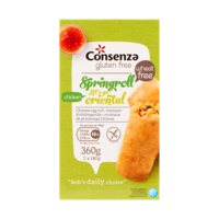 Consenza Gluten Free Loempia Kip 2 x 180 g bij Jumbo - thumbnail