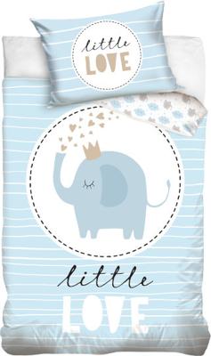 Animal Pictures Dekbedovertrek Olifantje - 100 x 135 cm - Katoen Animal Pictures Dekbedovertrek Olifantje - 100 x 135 cm - Katoen