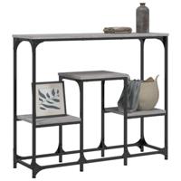 Wandtafel 89,5x28x76 cm bewerkt hout grijs sonoma eikenkleurig - thumbnail