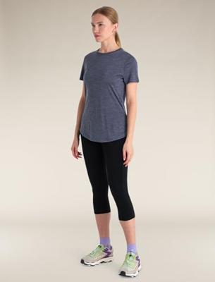 Icebreaker 125 Cool-Lite Sphere III LS T-shirt Dames Midnight Navy Heather M