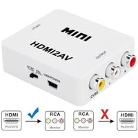 VK-126 MINI HDMI naar CVBS/L+R Audio Converter Adapter (Scaler)wit - thumbnail