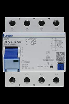 Doepke 09136995 DFS4 040-4/0,30-B NK 4polig 40/0,3A Aardlekschakelaar B 4-polig 40 A 0.3 A 230 V, 400 V