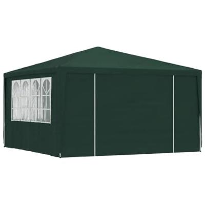 VidaXL Partytent met zijwanden professioneel 90 g/m² 4x4 m groen