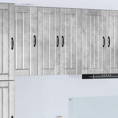 Keukenkast Beton Grijs 60 x 31 x 80 cm Bewerkt hout