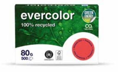 Clairefontaine Evercolor, gekleurd gerecycleerd papier, A4, 80 g, 500 vel, geel Clairefontaine Evercolor, gekleurd gerecycleerd papier, A4, 80 g, 500 vel, geel