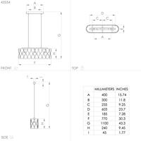 Eglo Zwarte hanglampGiltspur - 43554 - thumbnail