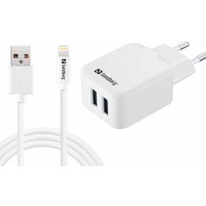 Sandberg AC Charger EU Lightning 2.4A