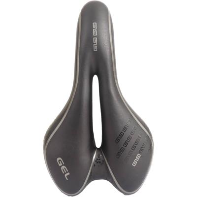 Edge Fietszadel umbria gel - zwart