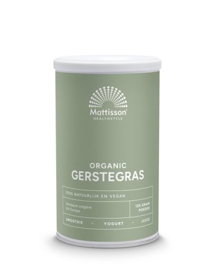 Mattisson HealthStyle Biologische Gerstegras Poeder Mattisson HealthStyle Biologische Gerstegras Poeder
