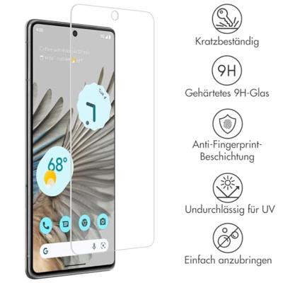 Accezz Gehard Glas Screenprotector Google Pixel 8 Smartphone screenprotector Transparant - thumbnail