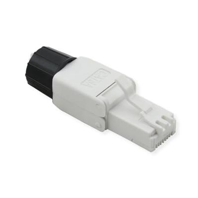 ROLINE veldmontage RJ-45 connector Cat.6A (Klasse EA), UTP, wit ROLINE veldmontage RJ-45 connector Cat.6A (Klasse EA), UTP, wit