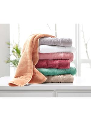 Cawö Cawö Noblesse Uni Washandje Zalm