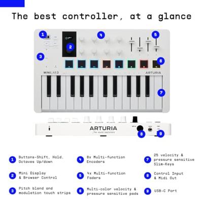 Arturia MiniLab 3 White - thumbnail