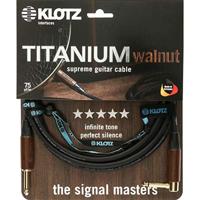 Klotz TIW0450PR Gitaarkabel met walnootconnectoren 4.5 meter - thumbnail