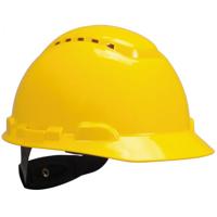 3M™ veiligheidshelm geventileerd - ratelverstelling - geel - H700N-GU - thumbnail