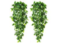 FEDEC Kunst Hangplanten - Hedera klimop slingers - 4 stuks - 110cm - thumbnail