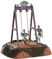 Lemax skeleton swings, b/o (4.5v bewegend tafereel Spooky Town 2018 - thumbnail