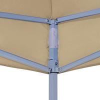VidaXL Partytentdak 270 g/m² 4x3 m beige - thumbnail
