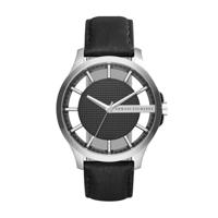 Horlogeband Armani Exchange AX2186 Leder Zwart 22mm - thumbnail
