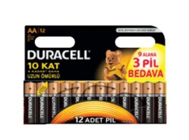 Duracell Alka AA-batterijen set 12-delig