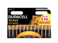 Duracell Alka AA-batterijen set 12-delig - thumbnail
