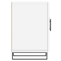 Tv-meubel 150x30x50 cm bewerkt hout wit - thumbnail