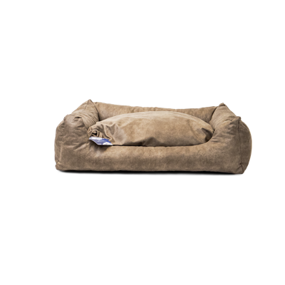 Let's Sleep Sweet Dreams Hondenmand Met Kussen XL Taupe