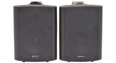 QTX paar wandluidsprekers BC5A zwart 30W RMS