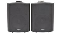 QTX paar wandluidsprekers BC5A zwart 30W RMS - thumbnail