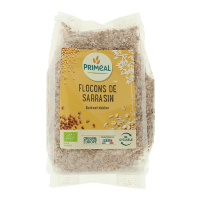 Primeal Boekweitvlokken bio 350 Gram Primeal Boekweitvlokken bio 350 Gram