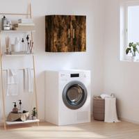 Wandkast 60x31x60 cm bewerkt hout gerookt eikenkleurig - thumbnail