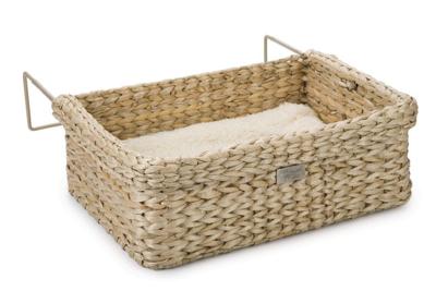 Designed by Lotte Waterhyacint Wicker Radiatorbed, 45 cm, grijs