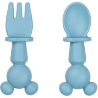 SET VAN 2 SILICONEN BESTEKJES - 2-delige siliconen bestekset MICKEY - thumbnail