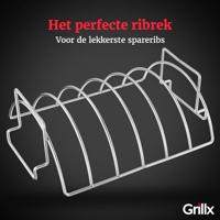 GrillX BBQ Sparerib houder - thumbnail