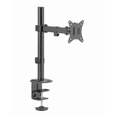 Enkelvoudige monitorarm voor bureau-montage, 17”-32”