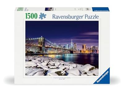 Ravensburger legpuzzel winter in new york, 1500st. Ravensburger legpuzzel winter in new york, 1500st.