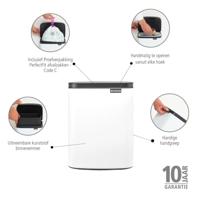 Brabantia Bo afvalemmer 12 liter white - thumbnail
