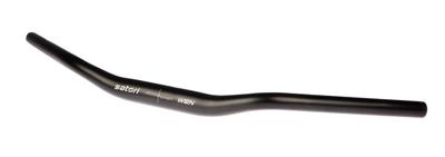 Satori Stuur wien ø31.8/b=640mm, 35° gebogen - mat zwart