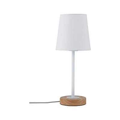 Paulmann Neordc Stellan 79636 Tafellamp LED E27 20 W Wit, Hout