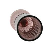 Set van bekers Home ESPRIT Roze Kristal 6 x 6 x 18,4 cm (6 Stuks) - thumbnail