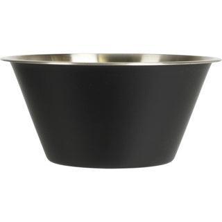 Excellent Houseware Schaal rvs 950ml zwart